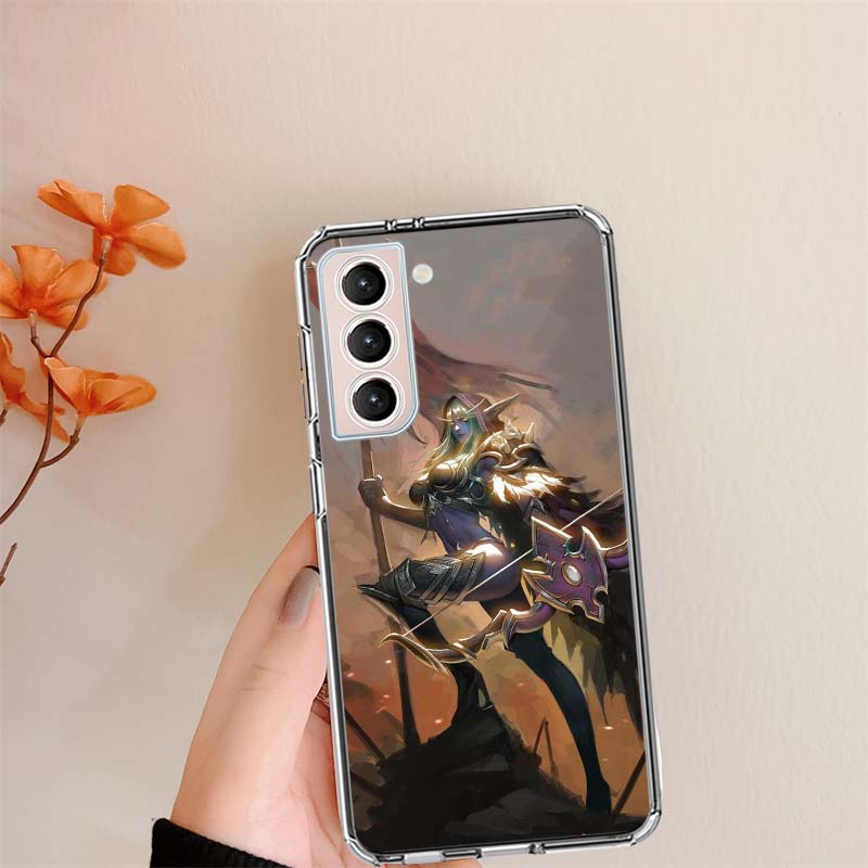 W-World Of W-Warcraft Elf Phone Case For Samsung S24 FE Galaxy S22 S25 Ultra S25 Edge S21 S23 FE S20 S10 Plus Cover Shell Coque