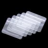 JINGRUIXIANG PVC Transparent Horizontal ID Badge Holders (20 Pack)