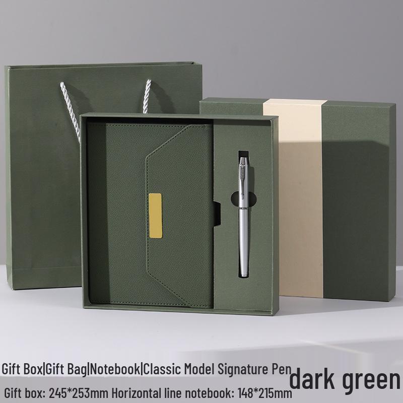 Tri-fold A5 Gift Box Set: Premium Business Meeting Notebook with Custom Logo