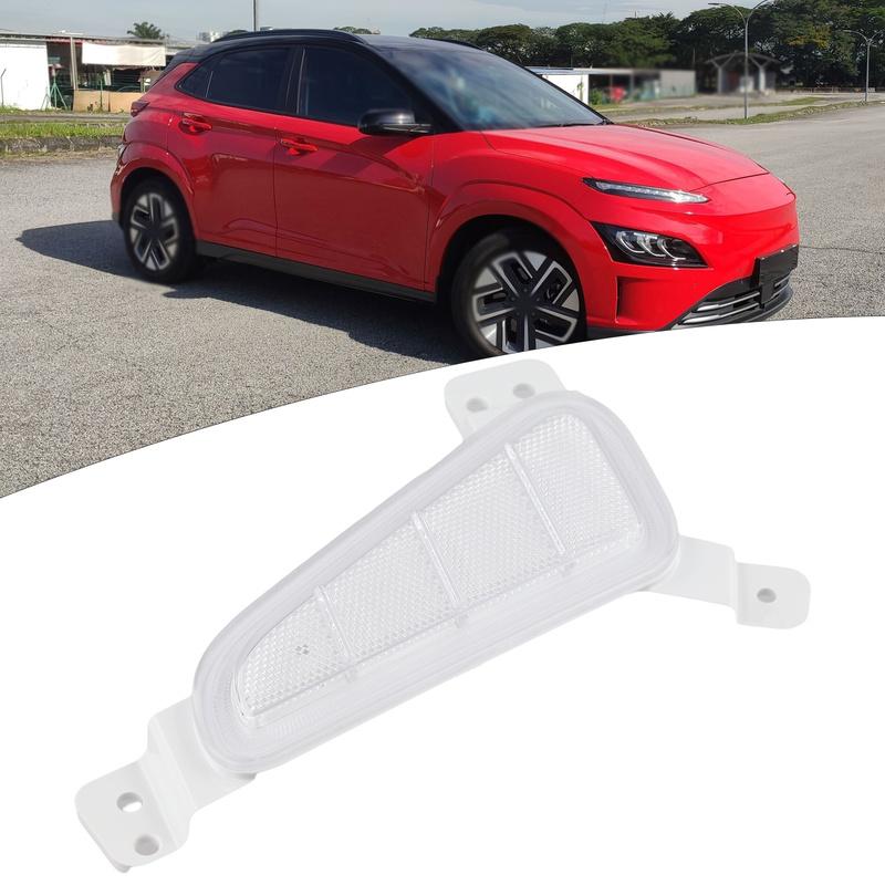 For Hyundai Kona 18-21 Bumper Part Front Bumper Reflector Direct Fit Replacement Easy tallation OE Part Number Practical Use
