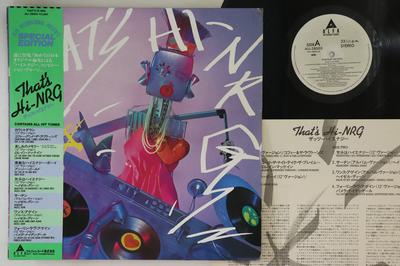 LP Record VARIOUS - That's Hi-nrg ALI28005 ALFA INTERNATIO 1985 Japan Obi Dance & Electronica Used
