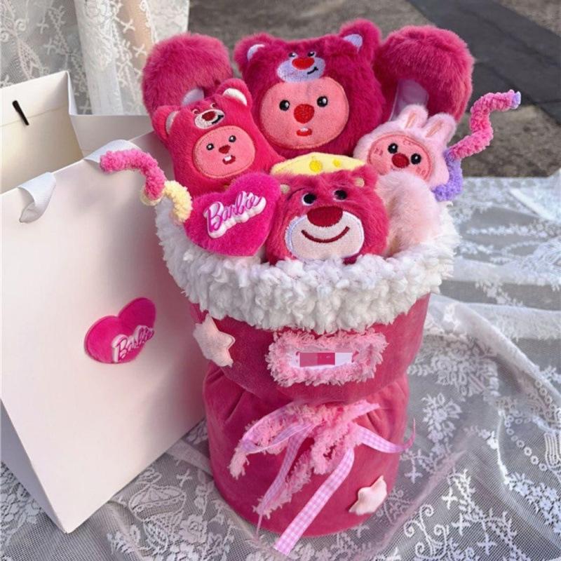 Plush Doll Bouquet: Perfect for Children's Day, Qixi, Valentine's, Birthday, or Christmas.
