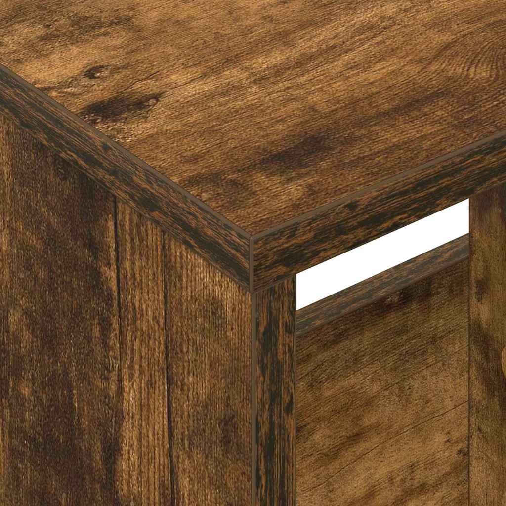 Magazine Shelf Smoked Oak 35 x 30 x 45 cm