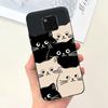 For Huawei Mate 20 Pro Case Soft Silicone Back Cover Black Cat Moon Night Funda For Huawei Mate 20 Mate20 Pro 20pro Coque Capas