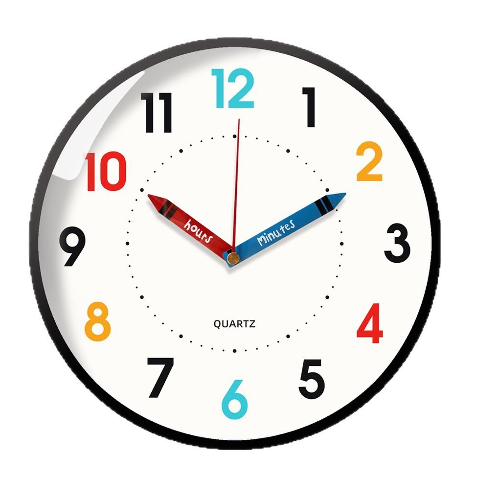 Clock, Wall Clock, Living Room, Silent Home Radio-controlled Clock, Modern and Simple, Children's Room, Clock Wall, Creative Bedroom