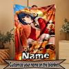 Custom Name Personalized Genshin Impact Print Blanket, Home Decor, Bedroom, Sofa, Camping, Couch, Gifts for Birthday Christmas