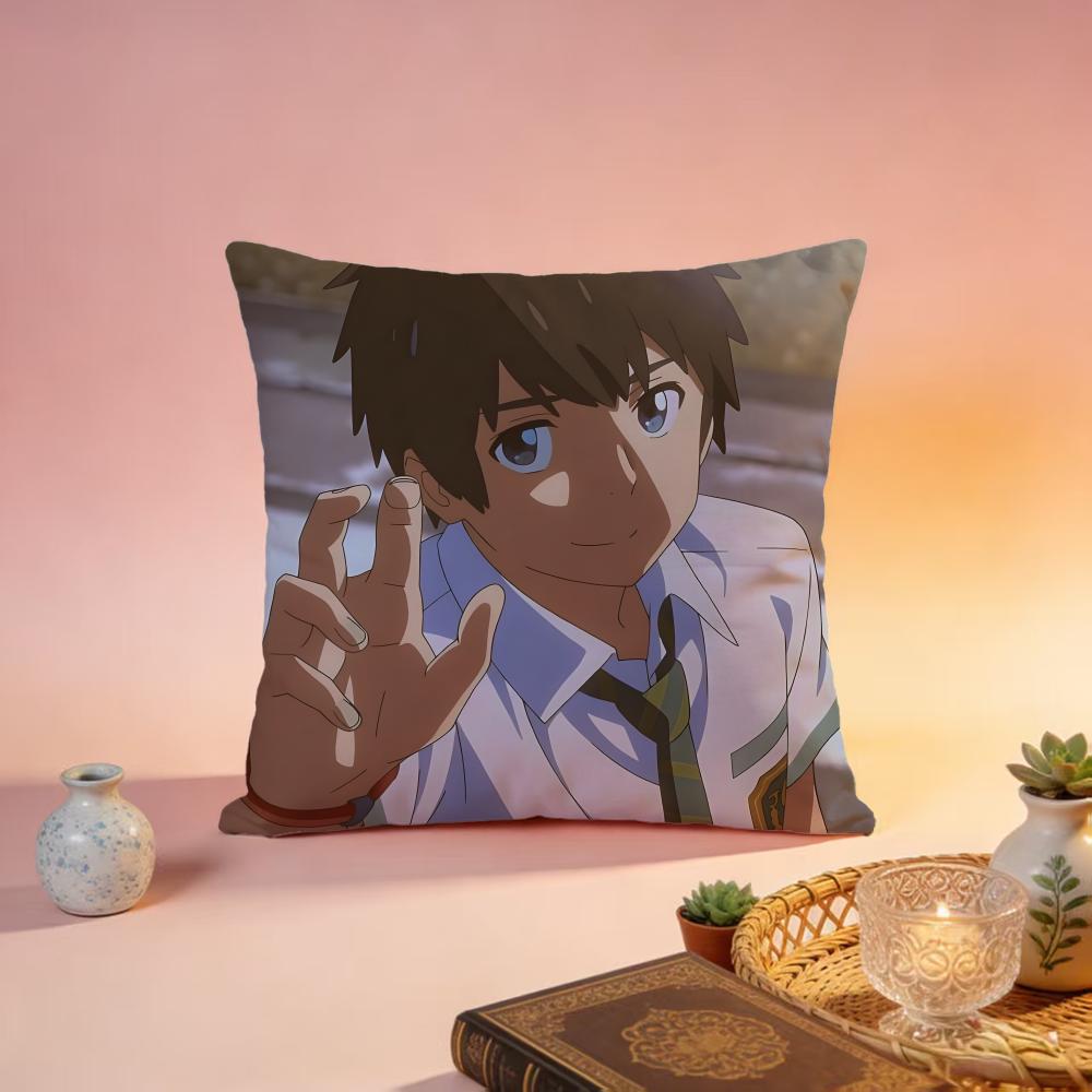 Popular YYour Nameed Cushion Cover Premium SkinFriendly Pillow Case MultiPurpose for Home Office Travel