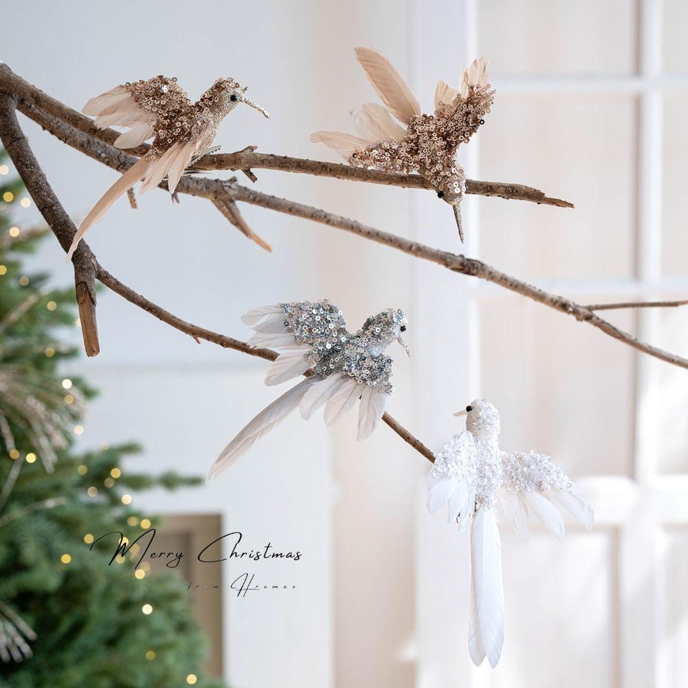 Realistic Simulation Bird Decor Simulate Christmas Tree Decoration Home Decor