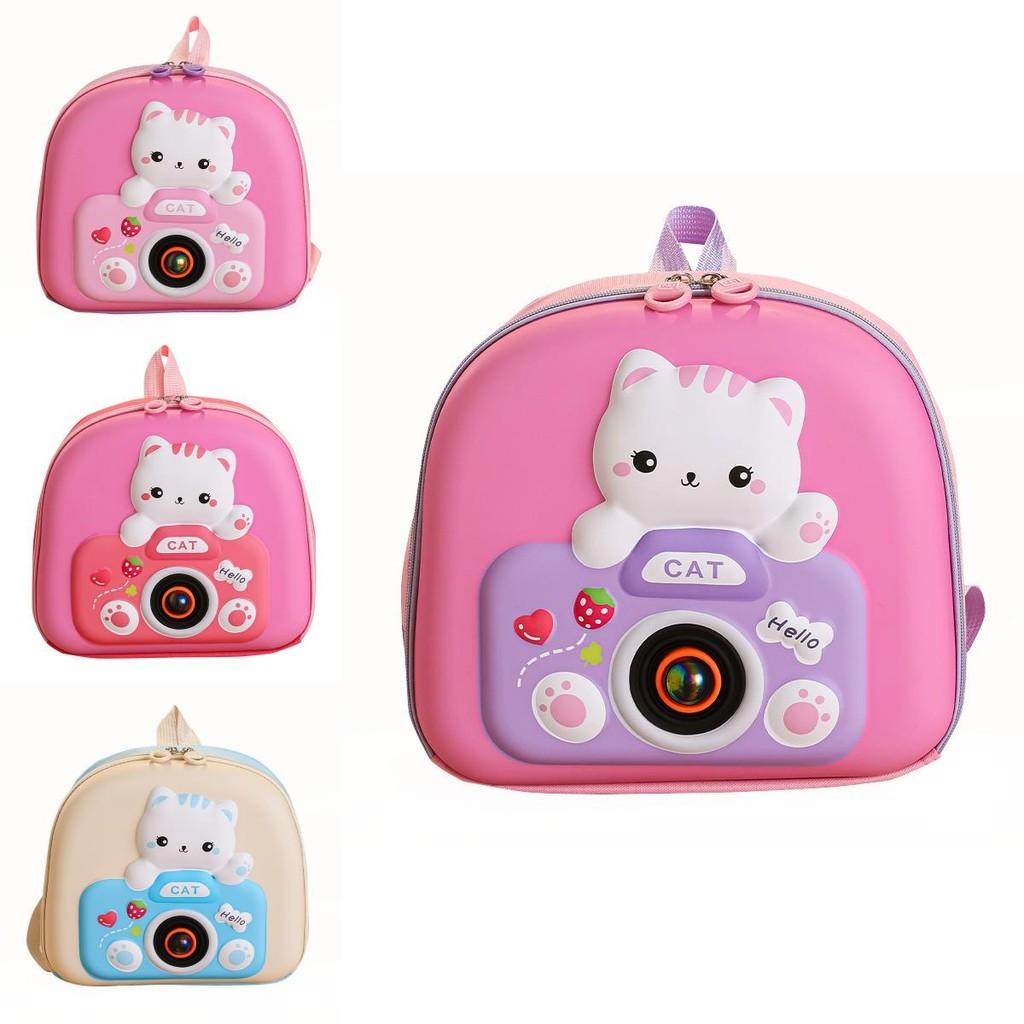 Childrens Cartoon Hard Shell Backpack With Nylon Material And Antiloadbearing Design For School Use