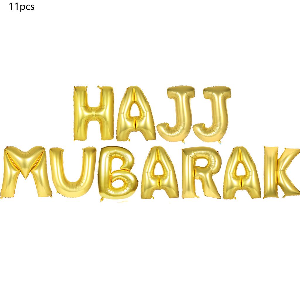 10ks/11ks/15ks/38ks/42ks Eid Mubarak Balónek Ramadanová Dekorace Pro Domov Pomoc Al-fitr Mubarak Kareem Párty Potřeby