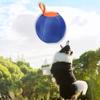 18 Inches Inflatable Calming Ball for Dogs Herding Ball with Cover Handle Tear-Resistant Dog Training Ball for Large Breeds Outdoor Active Play