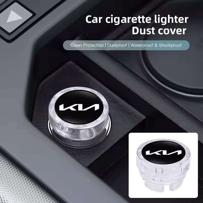 AABIV1 For Kia Morning Picanto Ray Sorento XCeed Soul Cerato Venga Caden Car Cigarette Lighter Cover DustProof Cover Dustproof Cap Plug