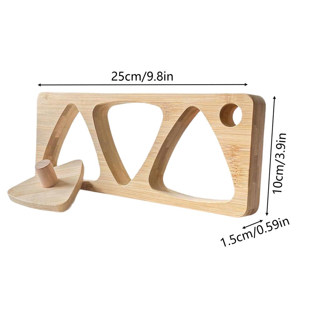 

Triangular Rice Ball Sushi Mold Wooden Non Stick Sushi Press maker gadgets for Home Picnic Lunch DIY Meal Prep