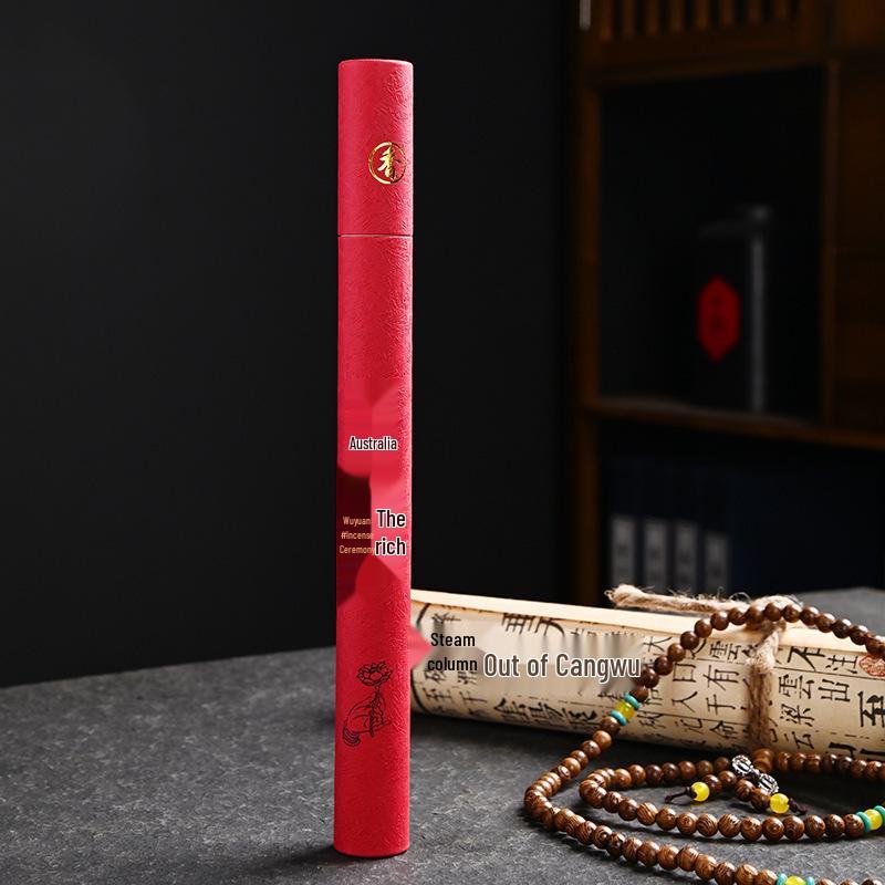 20g Indoor Incense Sticks: Sandalwood, Mugwort & Black Agarwood for Aromatherapy and Sleep Aid