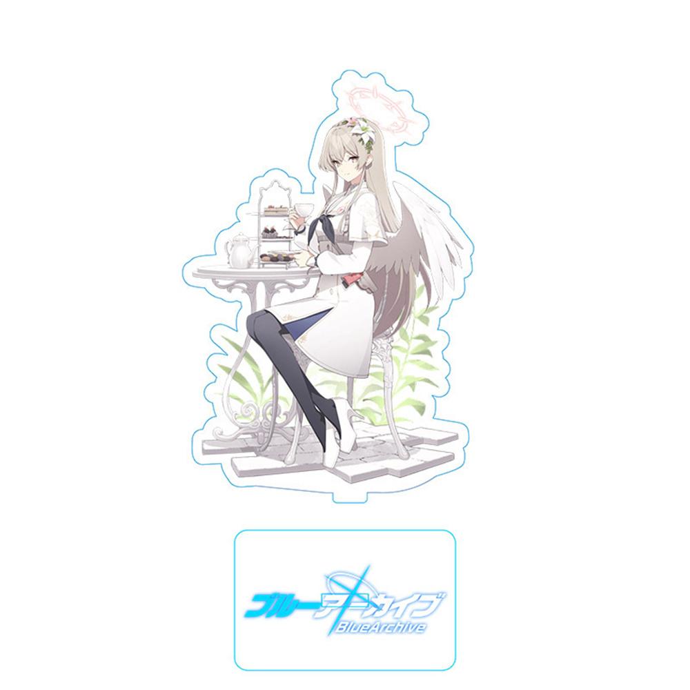 Hot Anime Blue Archive Takanashi Hoshino Cosplay Game Acrylic Action Figure Stand Model Toy Decor Prop Fans Collection Gift