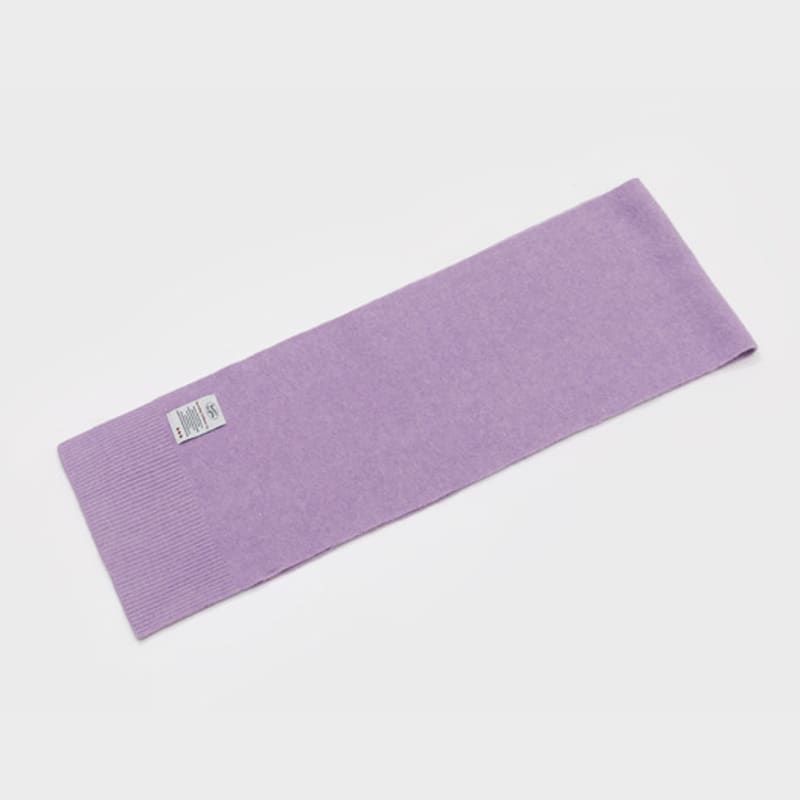 RECLOW RECLOW Wool Touch Knit Muffler Purple