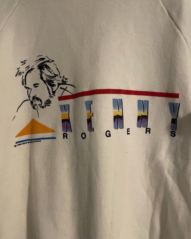 Vintage Kenny Rogers Shirt 80s Country Music Size S to 5XL IM0139 Unisex T-Shirt XL