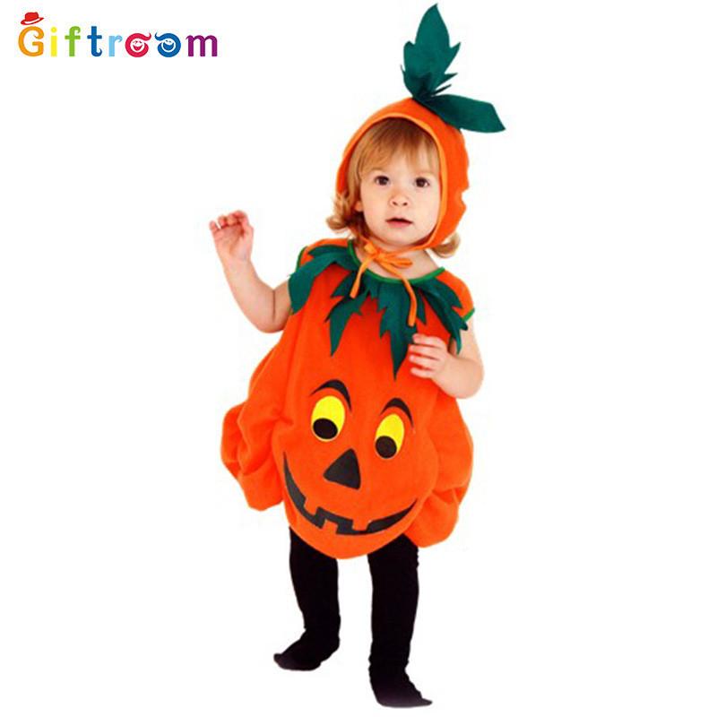 Orange Pumpkin Adorable Costume For Kids Perfect For Halloween Parties And Events