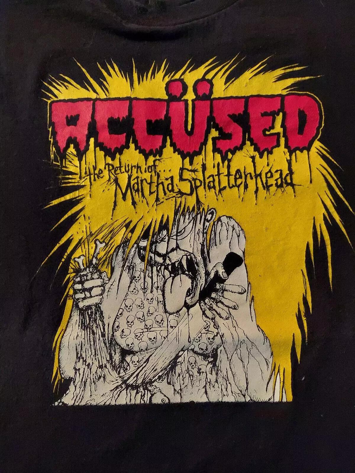 The Accused Band T-Shirt Short Sleeve Black Unisex Cotton S-234Xl AE126 M