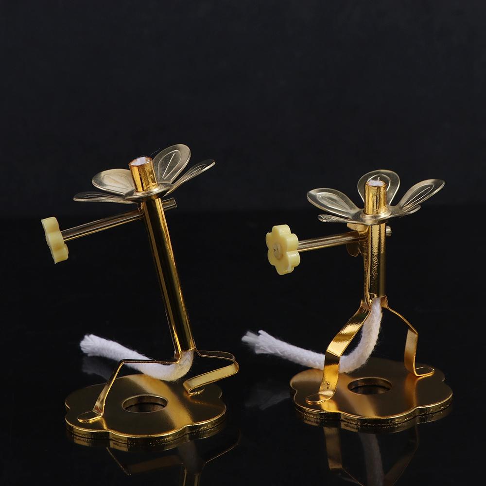 Stabile Langlebige Messing Lotus Öllampe Mit Docht Dochthalter Dochtbasis Dochtständer Buddha Zubehör