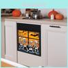 Moderner minimalistischer PVC-Wandaufkleber für Wohnzimmerdekoration mit Halloween-Motiv: Sonnenuntergang, Totenkopf, Fledermaus – Feierlichkeiten