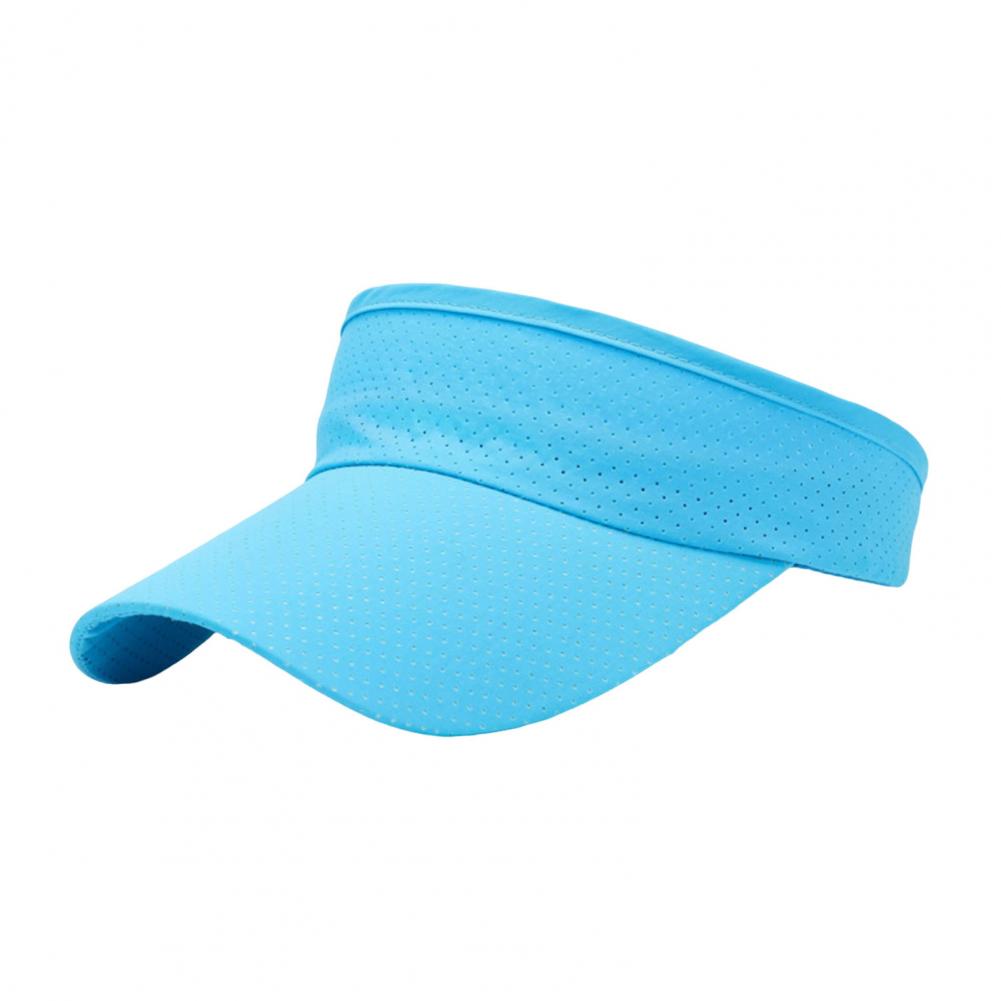 Lightweight Sun Hat Sweat-absorbent Hat Empty Top Sun Hat with Curved Brim Sweat-absorbent Outdoor Sports Cap for Tennis