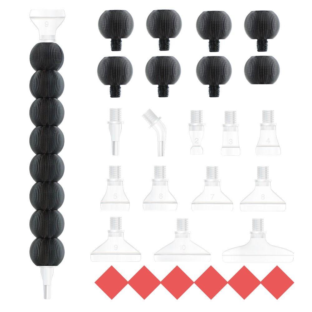 Replacement Pen Heads 5D Diamond Painting Pen Kit Embroidery with 12 Multifunctional Pen Tips Point Drill Pens Screw Thread Tips