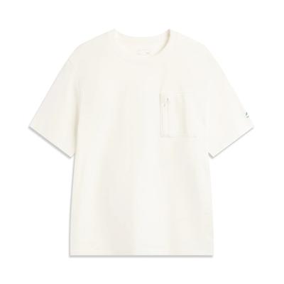 Loose Minimalist Round Neck Short Sleeve T-Shirt Men Tops AHSV339-1