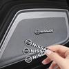 Car Audio Decorate 3D Aluminum Badge Emblem Stickers For Qashqai Juke Pulsar Sentra Altima Patrol Micra Rogue Almera Vers
