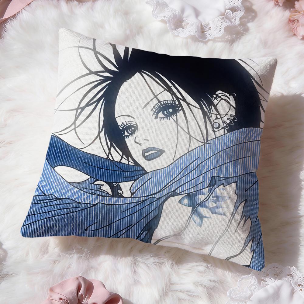 cute girl n-NANA Cushion Cover Premium Comfort Reversible Pillow Cove -Two in One Design for Any Room & Car Interior