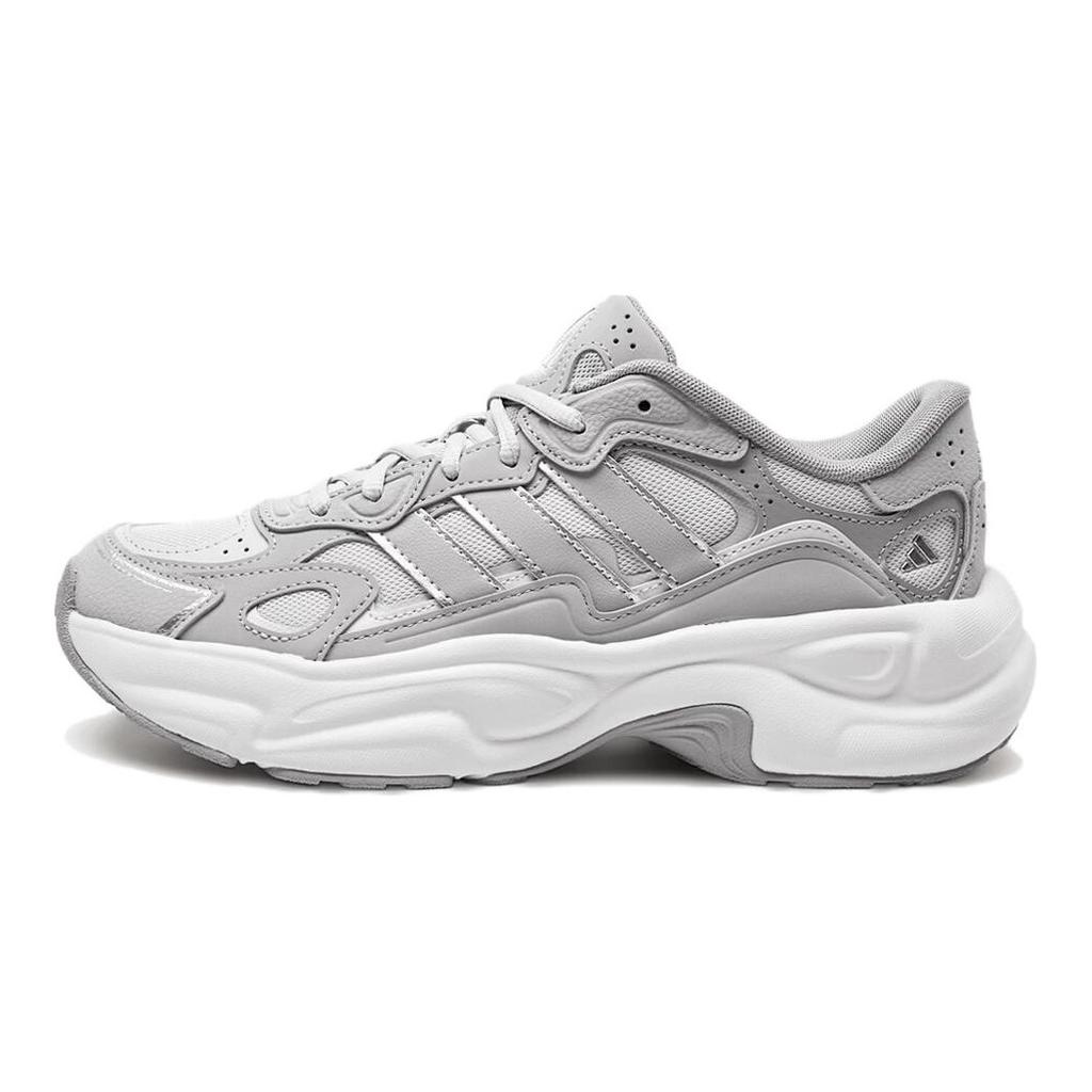 Adidas Lite Shuffle Comfortable Versatile Casual Shoes Unisex Sneakers Light-Gray KI1503