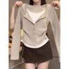 2025 New Style Women's Two-Piece Long-Sleeved Slimming T-Shirt - Autumn Niche Design.