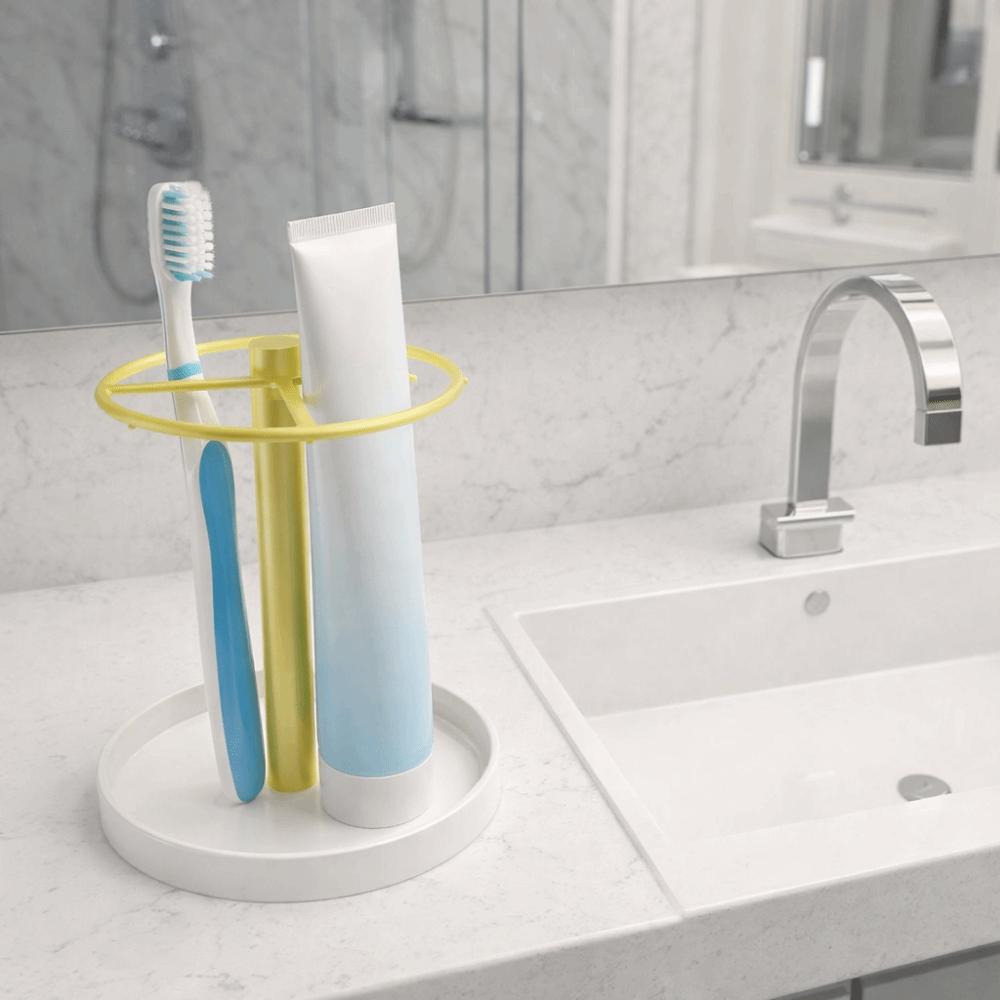 Rutschfester Elektrischer Zahnbürstenhalter Platzsparender Zahnbürstenständer Duschzubehör