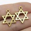 20pcs Hexagram Star Of David Charms Pendants For Bracelet Jewelry Making DIY Handmade Craft