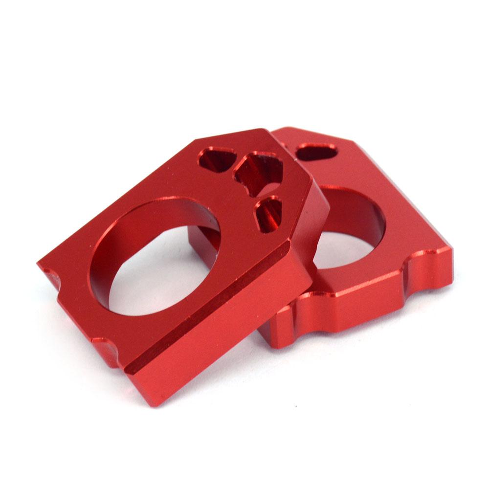 Motorbike CNC Rear Chain Adjuster Axle Blocks For HONDA CR125R CR250R 02-07 CRF250R CRF250X 04-17 CRF450R 02-17 CRF450X CRF450RX