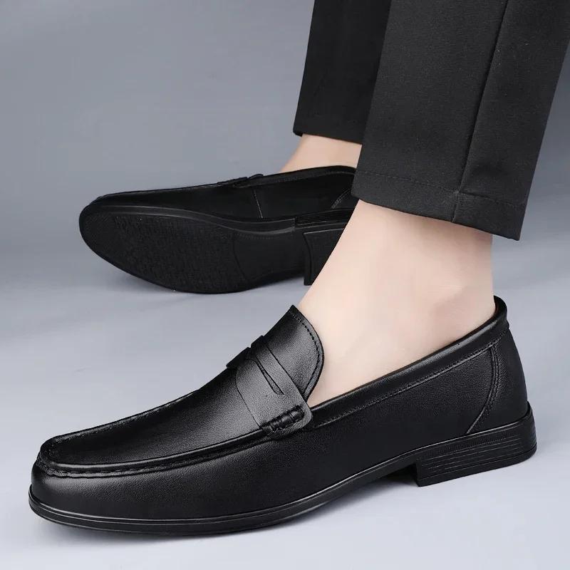 Fashion Advanced Luxury Brand Minimalist Designer Style Elegant Comfortable Loafers Handmade Footwear High-quality Genuine Leather Shoes
