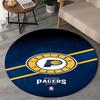 Pacers Basketball Team  Round Rug for Livingroom,Bedroom, Palyroom, Chair Rug, Area Rug, Circle Carpet, Large Size Fan Christmas Gift