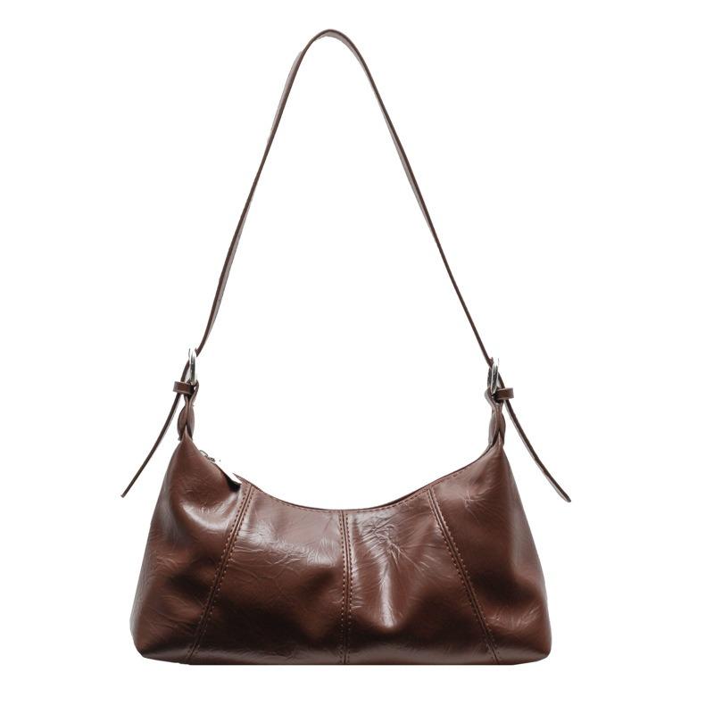 Large Capacity Bag Women's Summer New Niche Design Retro Shoulder Messenger Bag Class Commuter Dumpling Bag
