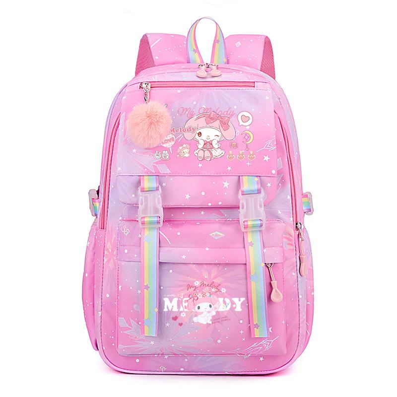 Melody Melody Sweet Cartoon Printed School Bag Primary School Junior High School Student Large Capacity Backpack