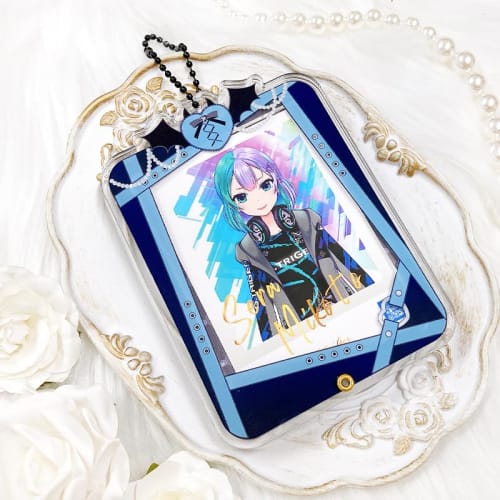 G-Trigger Acrylic Frame, Blue, Perfect for Oshikatsu Merchandise, Card Case, Card Display, and Storage