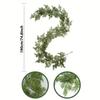 Artificial Simulation Green Plant Feel Software Dragon Cypress Leaf Rattan, Christmas Decorative Door Hanging Table Ornament