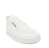 Men's Calvin Klein Low Top Lace Up Knit Sneakers Hm0hm01726 White