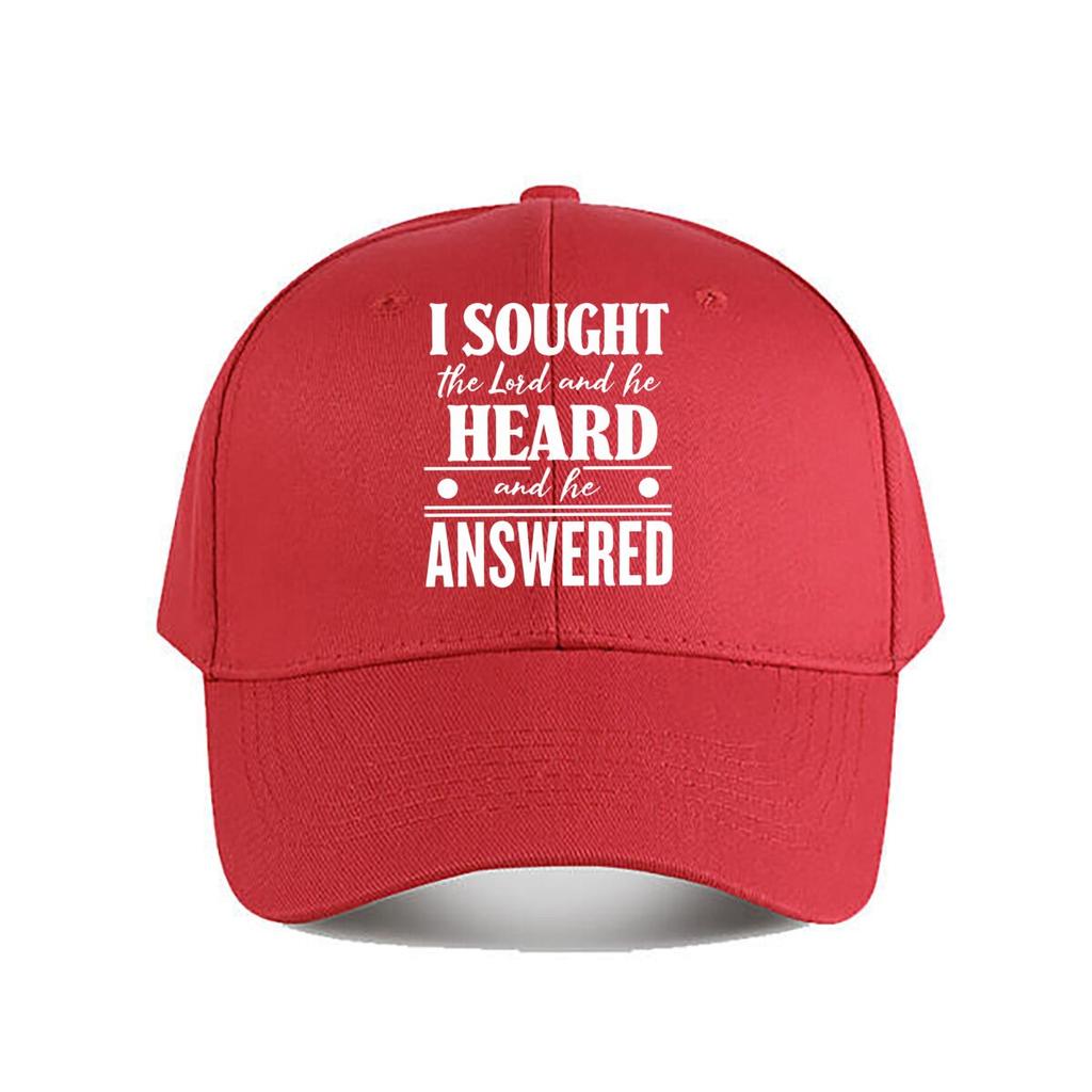 Inspirational Religious Quote Vinyl Sticker Baseball Cap Fashion Unisex Sunhat Womens Outdoor Sports