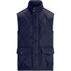 Polo Quilted Solid Color Single-Breasted Vest Men Vests Dark-Blue MNPOOTW1N220183-410