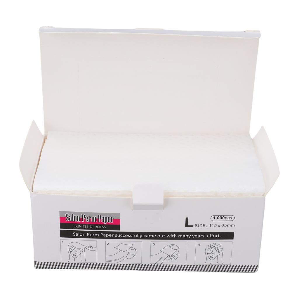1000PCS Hair Perm Paper Breathable Heatproof High Toughness Thin Mesh Hair Styling Curling Paper for Home Salon Shop