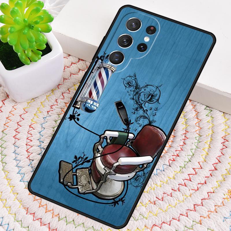 Barber Hair Shop Phone Case for Samsung Galaxy Note 10 Pro S26 Ultra S23 S24 FE S25 S21 S22 PLUS Shockproof Cove