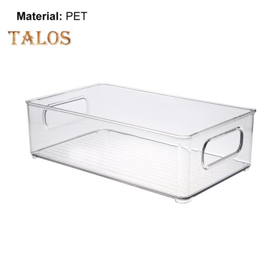 Refrigerator Food Storage Rack Food Grade Material Temperature Resistant PET Useful Itchen Countertops Food Storage Bins for Kitchen