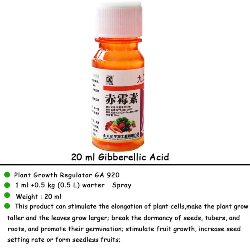 Fertilizzante per Piante da Giardino e Fattoria 20ml Necessario per la Crescita delle Piante 920 Regolatore di Crescita per Piante Utile Accessorio per Giardinieri