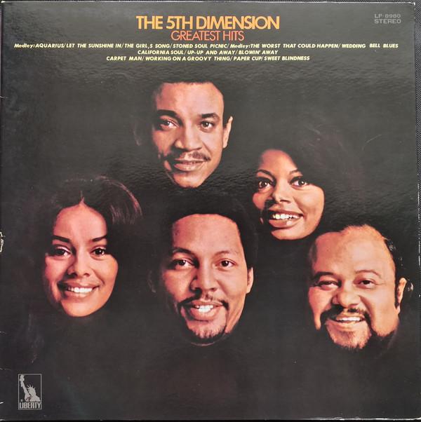 LP Record 5TH DIMENSION  Greatest Hits LP8980 LIBERTY 1970 Japan SoulFunk Used