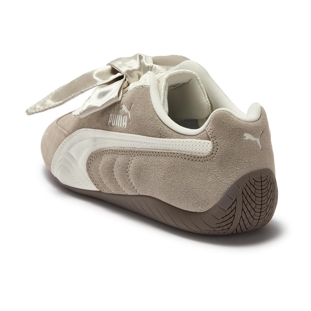 Puma Speedcat Bloom Comfortable Versatile Lifestyle Shoes Women sneaker Light-Brown 410083-01